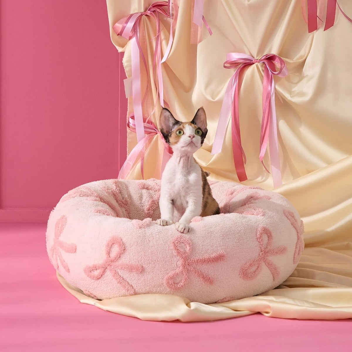 LE SURE Donut Dog Bed – 7 Sizes, 5 Patterns