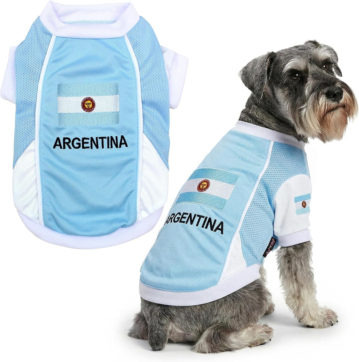 Parisian Pet Breathable Mesh Soccer Jersey for Dogs, XS–5XL