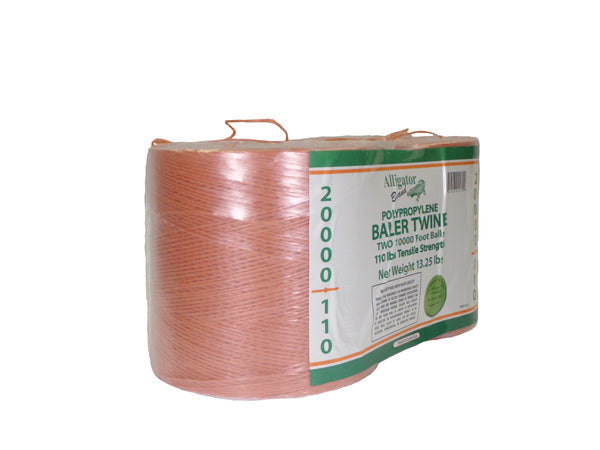 Alligator Brand 20,000 FT Orange Poly Baler Twine Perfect Outdoors Farming