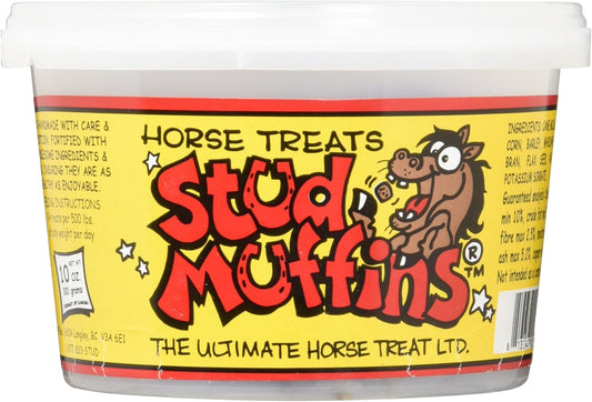 Stud Muffins Horse Treats 10 oz. Handmade Molasses Oats Flax Reward Snacks