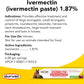 Durvet Ivermectin Horse Wormer Apple Flavor Broad Spectrum Equine Dewormer