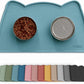 Silicone Pet Feeding Mat – Waterproof Non-Slip Bowl Mat, 36 Options