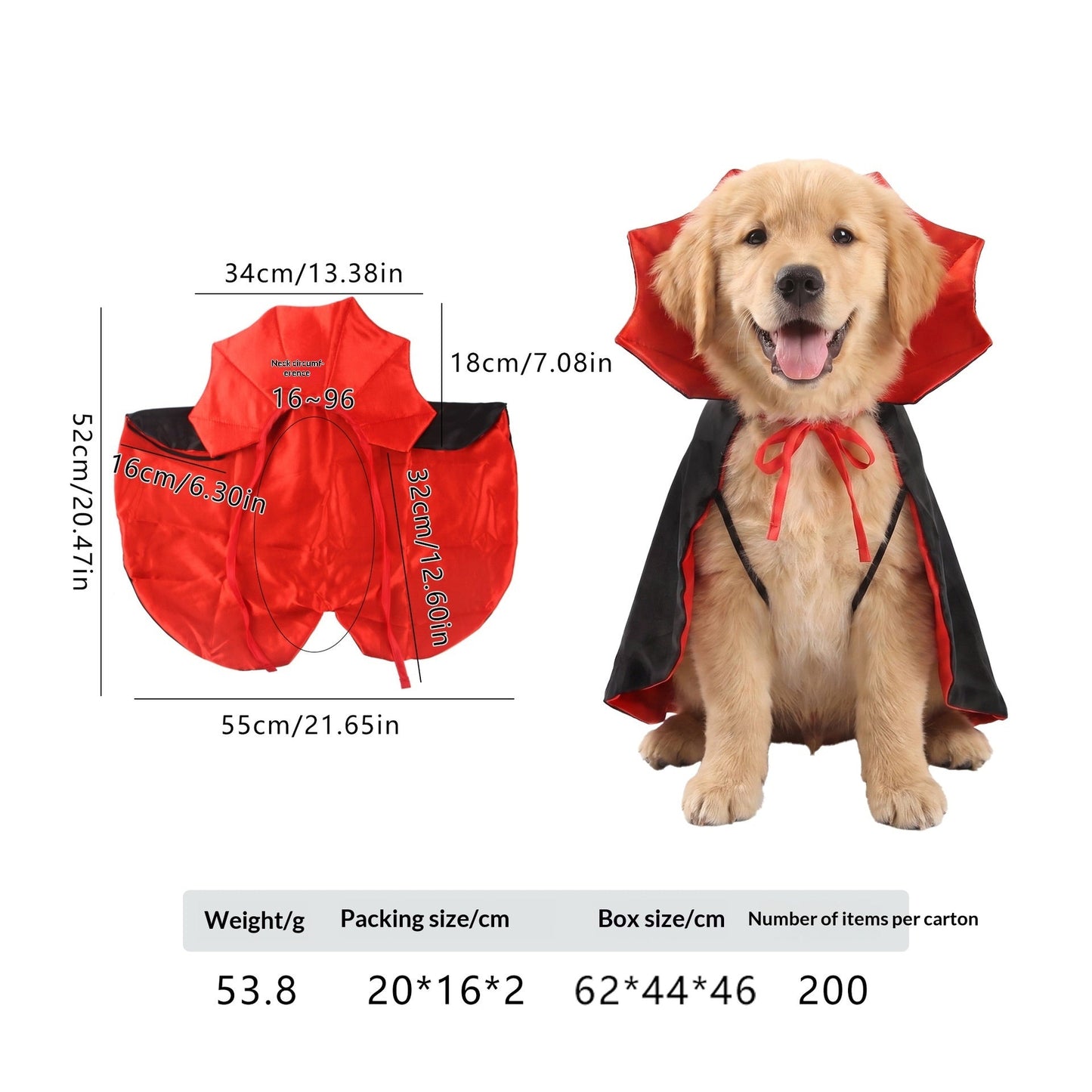 Pet Costume Cat Transformation Funny Holiday Dress-Up Outfit