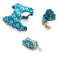 Pet Collar Leash Bow Knot Dog Walking Garbage Bag Set