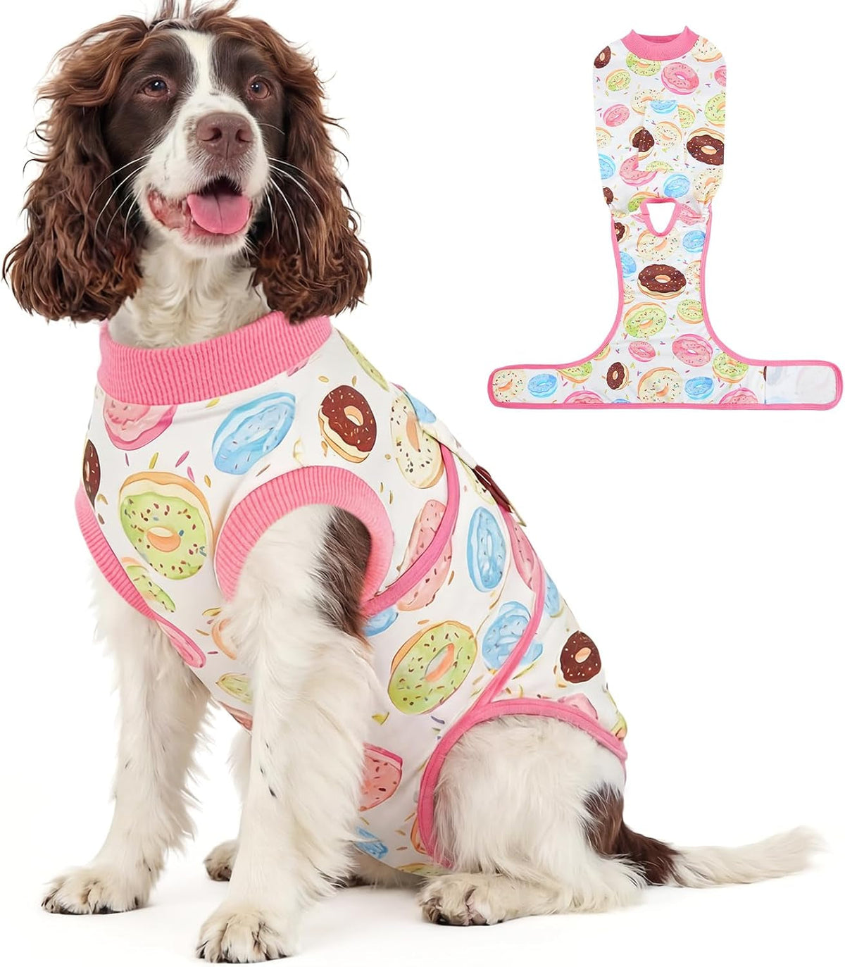 Dog Recovery Onesie Suit After Surgery – 4 Colors, XS–2XL