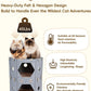 Muzzique Modular Felt Cat House & Tunnel Bed with Cleaning Brush