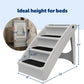 Dog Stairs for Bed Foldable Pet Steps Non Slip Portable 20 25 Inch