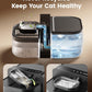 Cat Water Fountain Wireless Filterless 3.5L Stainless Steel Smart Quiet