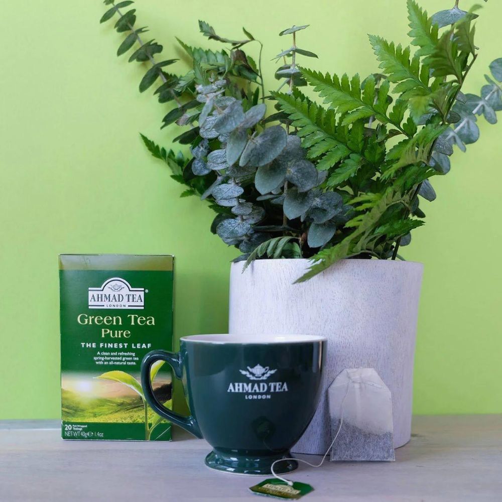 Ahmad Pure Green Tea 20 foil tea bags  - S&D