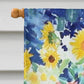 Sunflowers by Roy Avis Flag Canvas House Size ARA0063CHF