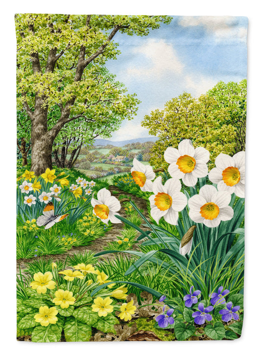Spring Flowers by Sarah Adams Garden Flag – Decorative Outdoor Yard Flag ASAD778GF