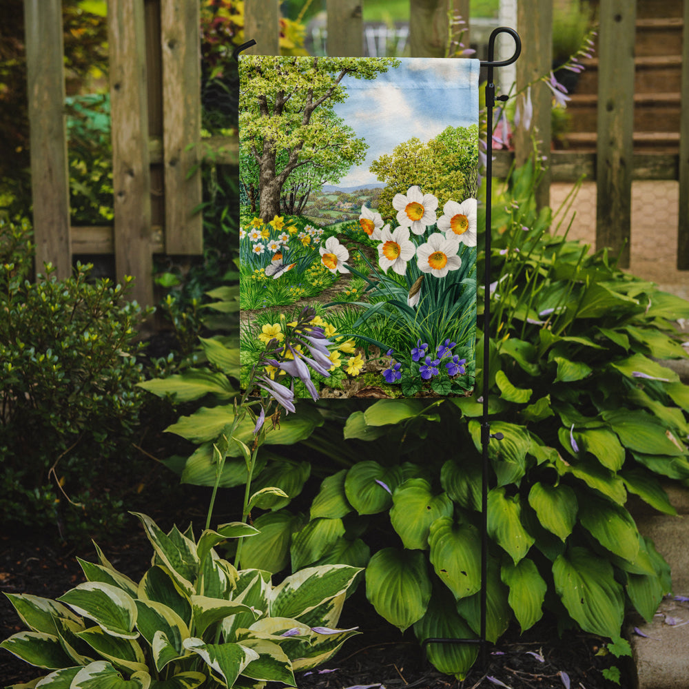 Spring Flowers by Sarah Adams Garden Flag – Decorative Outdoor Yard Flag ASAD778GF