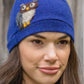Owl Cashmere Hat - Adult/Big Kid