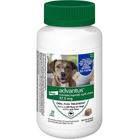 Advantus Flea Soft Chews for Large Dogs 23-110 lbs. 30 Count