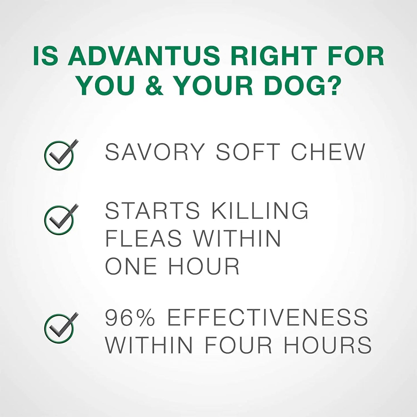 Advantus Flea Soft Chews for Small Dogs 4-22 lbs. 30 Count