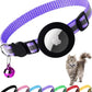 AirTag Cat Collar – Reflective Breakaway Kitten Collar w/ Holder & Bell