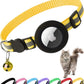 AirTag Cat Collar – Reflective Breakaway Kitten Collar w/ Holder & Bell
