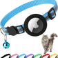 AirTag Cat Collar – Reflective Breakaway Kitten Collar w/ Holder & Bell