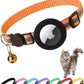 AirTag Cat Collar – Reflective Breakaway Kitten Collar w/ Holder & Bell