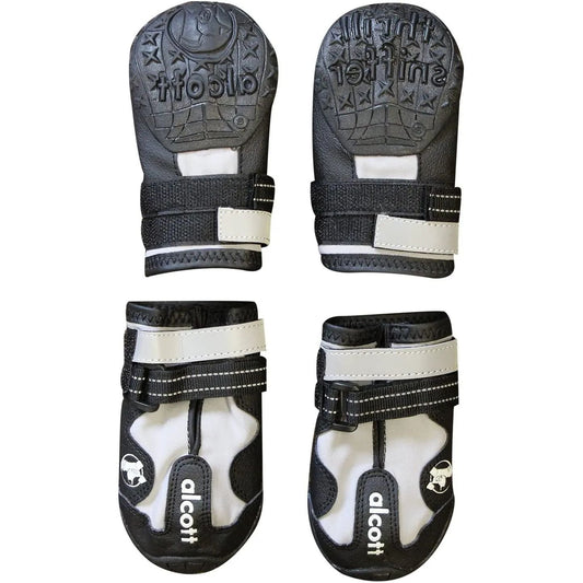 Alcott Explorer Adventure Dog Boots, Grey& Black Small