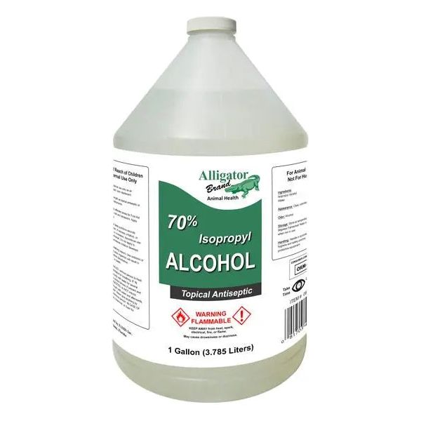 Alligator Brand 70% Isopropyl Rubbing Alcohol 1 Gallon
