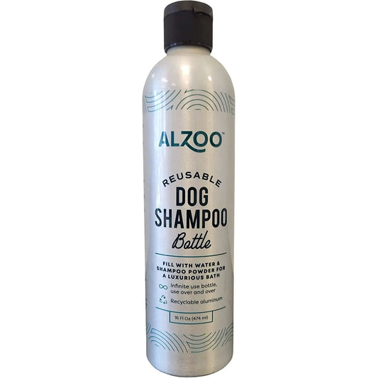 Alzoo Reusable Dog Shampoo Bottle 16 oz.