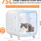 Automatic Pet Dryer Box 75L App Control Quiet Cat Dog Dryer