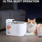 Automatic Pet Water Fountain Cordless App Control Quiet 3L Cats Dogs Small Pets