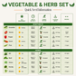 Garden Guru Vegetable & Herb Seed Set - Non-GMO Heirloom