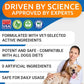 BARK&SPARK Liquid or Chews Glucosamine Joint Supplement for Dogs Mobility