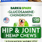 BARK&SPARK Liquid or Chews Glucosamine Joint Supplement for Dogs Mobility