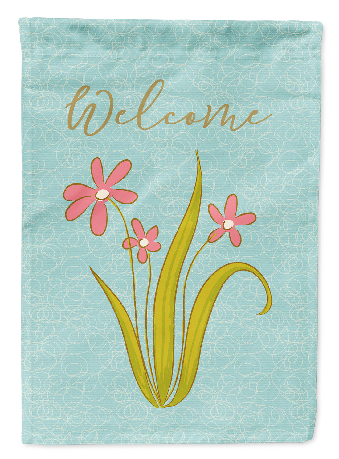 Flowers Welcome Garden Flag - Outdoor Decorative Yard Flag BB8574GF