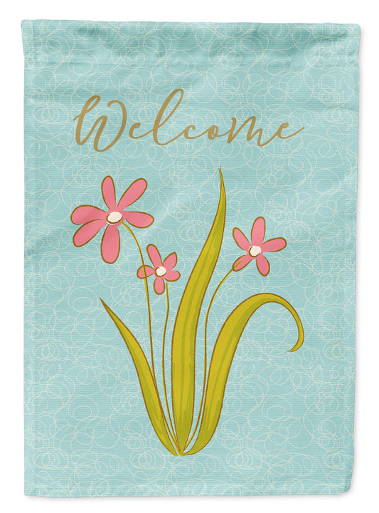 Flowers Welcome Garden Flag - Outdoor Decorative Yard Flag BB8574GF