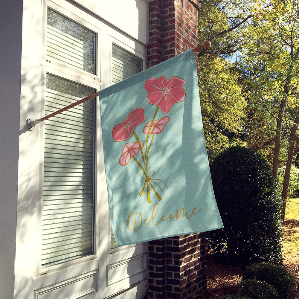 Bunch of Flowers Welcome Flag Canvas House Size BB8582CHF
