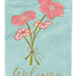 Bunch of Flowers Welcome Garden Flag - Outdoor Decorative Yard Flag BB8582GF