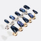 Sapphire Stardust | Pro Handmade Gel Nails