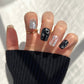 Monochrome Eclipse | Pro Handmade Gel Nails