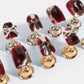 Maroon Castle | Pro Handmade Gel Nails