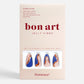 Cobalt Safari | Soft & Durable Press-On Nails