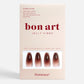 Berry Cocoa Drip | Soft & Durable Press-On Nails