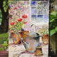 Watering Can Flowers Garden Flag – Decorative Outdoor Yard Flag BMBO0303GF