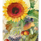 Autumn Flowers I by Maureen Bonfield Garden Flag – Decorative Outdoor Yard Flag BMBO0698GF