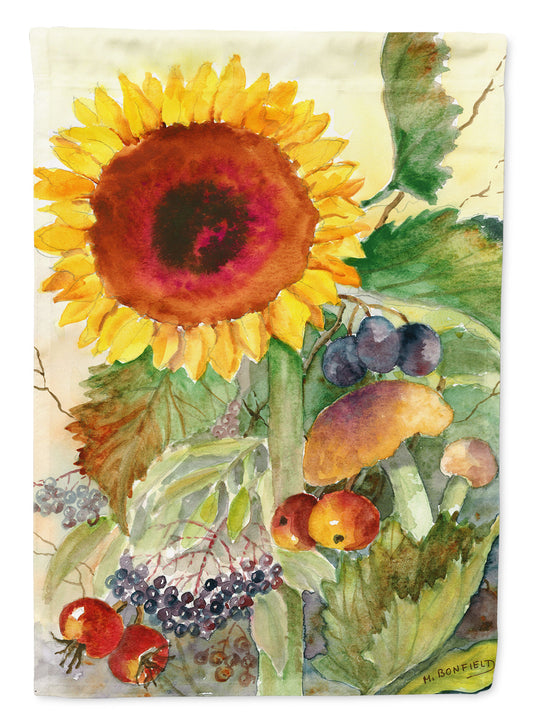 Autumn Flowers I by Maureen Bonfield Garden Flag – Decorative Outdoor Yard Flag BMBO0698GF