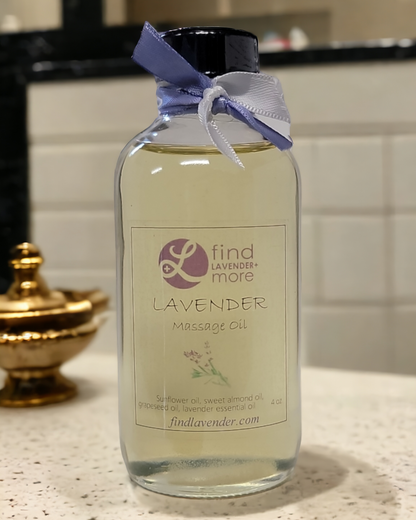 Lavender Massage Oil Natural Body Care Aromatherapy Essential Oil