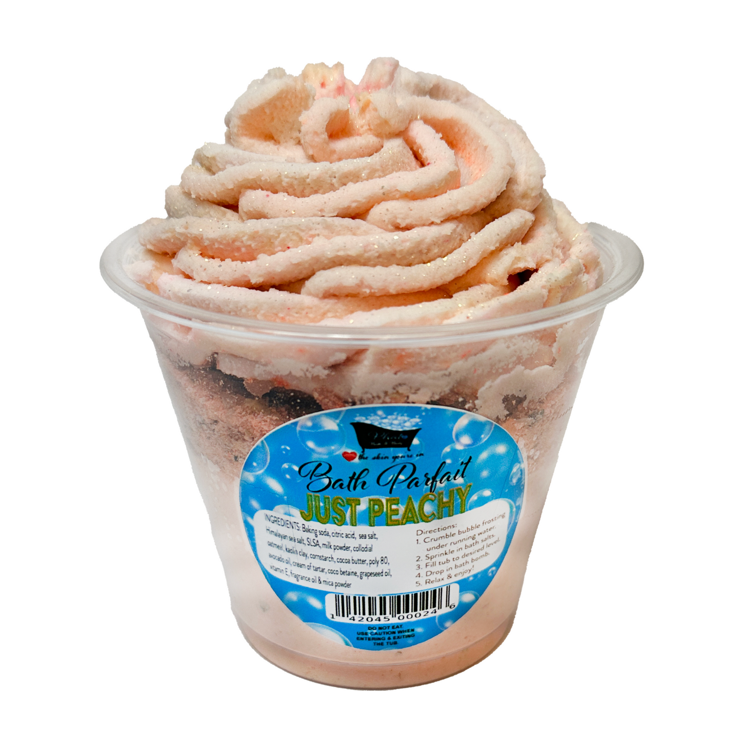 Bath Parfait Bubble Bomb with Bath Salts & Bubble Frosting | 12 oz