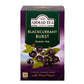 Ahmad Blackcurrant Burst Black Tea 20 foil tea bags