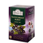 Ahmad Blackcurrant Burst Black Tea 20 foil tea bags