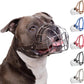 Breathable Metal Basket Dog Muzzle for Large Dogs with Leather Straps