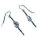 Limited Edition Herkimer Swirl Dangle Bertoni Earrings - Sterling Silver