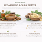 Cedarwood Coconut Shea Butter Bar Soap – Balancing Cleanse